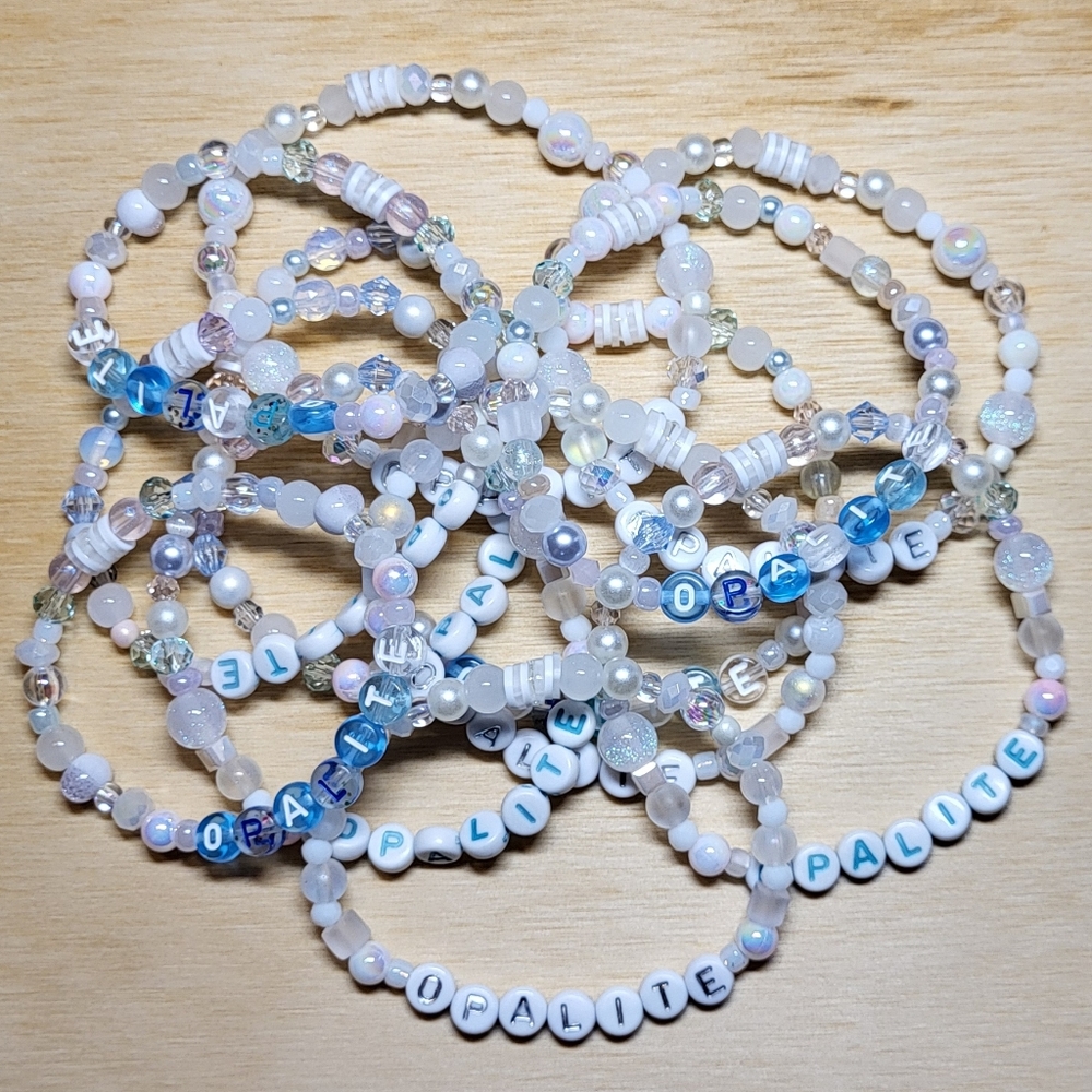 Opalite-Taylor Swift Friendship Bracelet- Size 7.5" - Picture 4 of 5